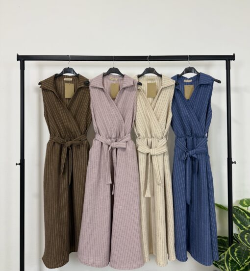 Sarah dress - Brown - Bild 3