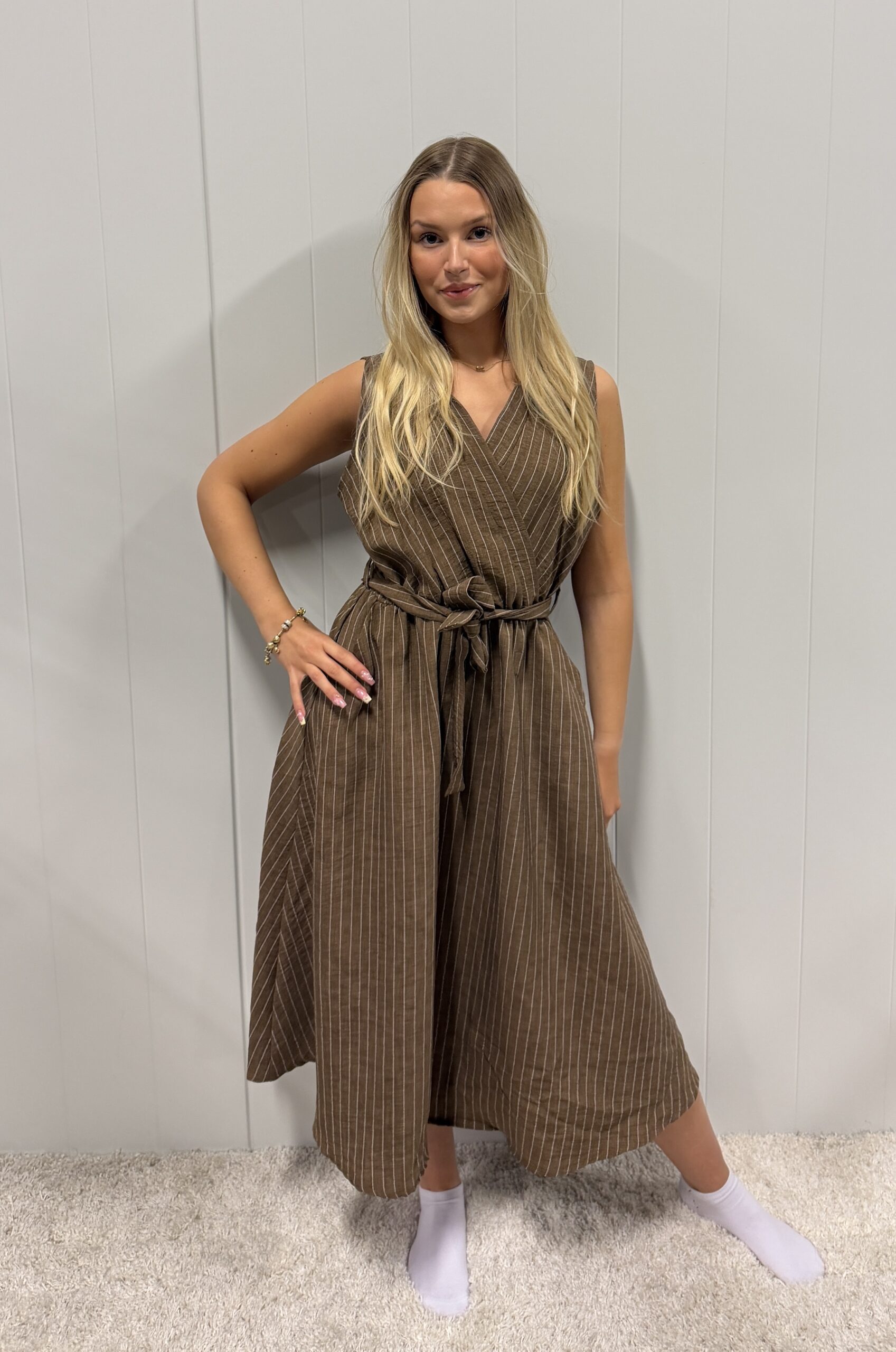 Sarah dress - Brown
