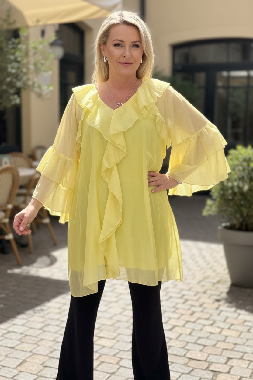 Jasmine dress inkl bälte -summer yellow - Bild 2