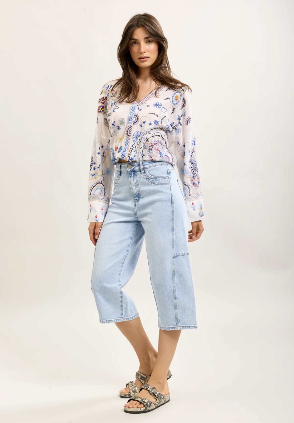Barrel shorts - Denim light - Bild 5