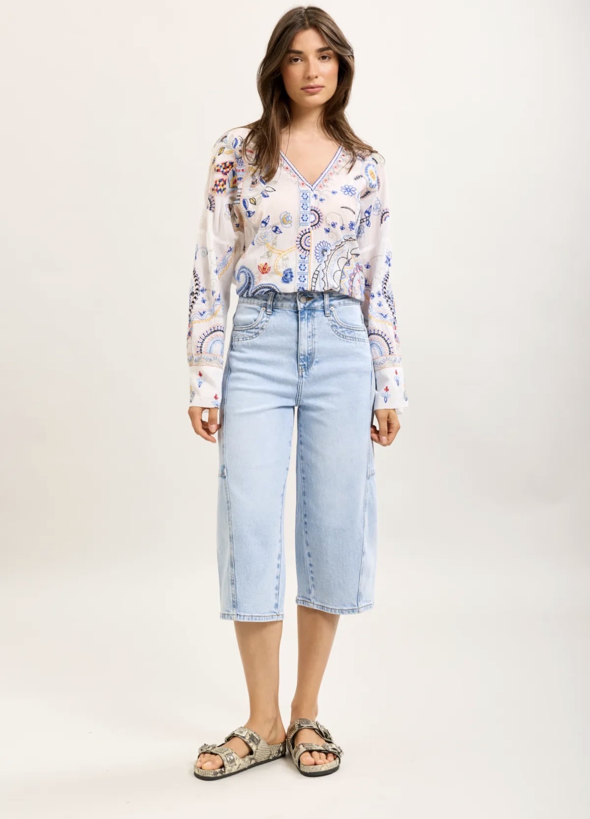 Barrel shorts - Denim light - Bild 4